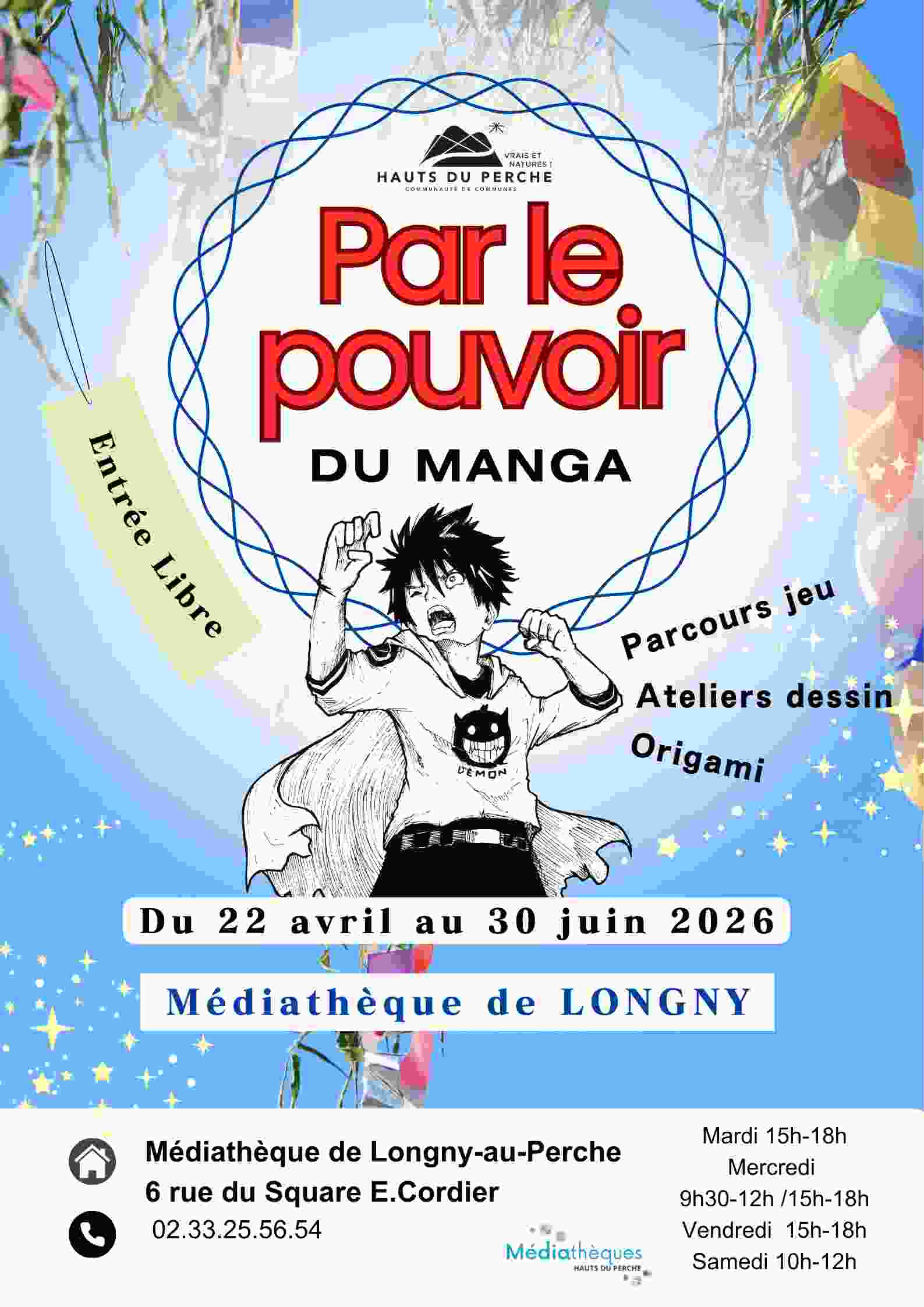 Exposition Par le pouvoir du Manga