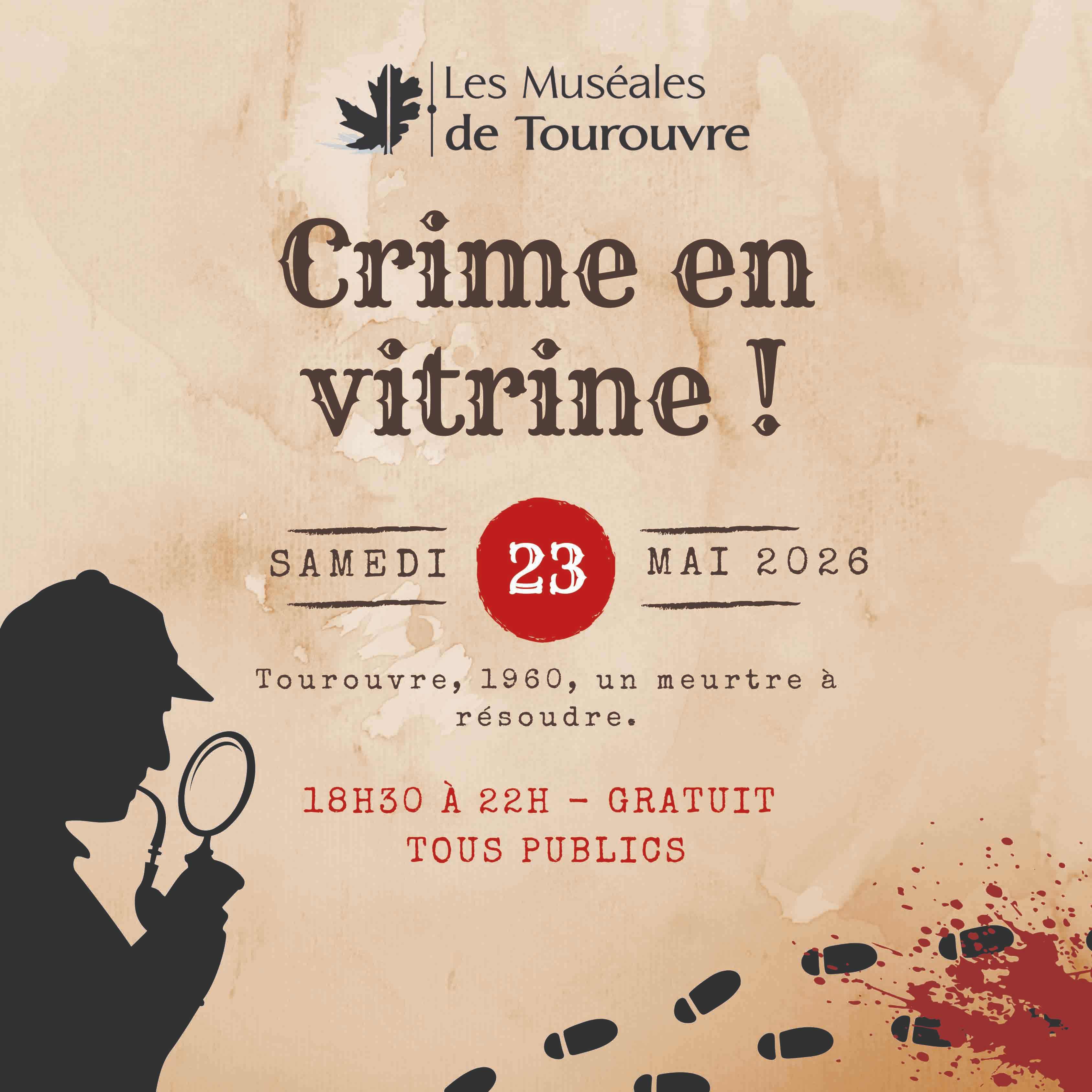 Nuit des musées Crime en vitrine