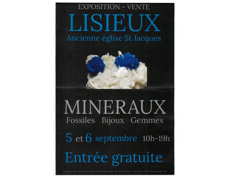 Exposition-vente MINERAUX