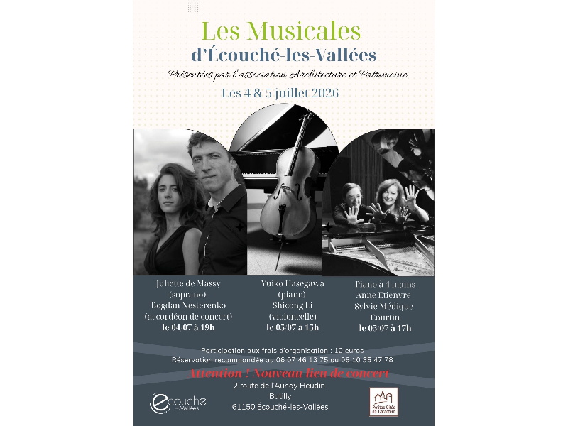 Musicales d'Écouché-les-Vallées