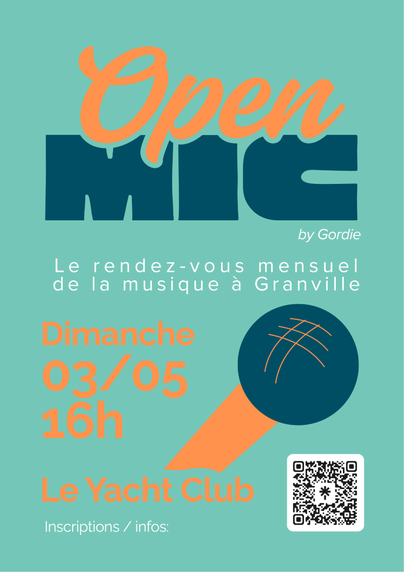 Open mic by Gordie — visuel événement