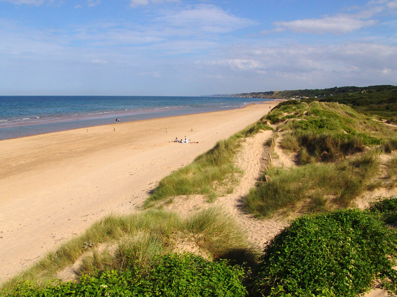 La faune et de la flore d'Omaha Beach.