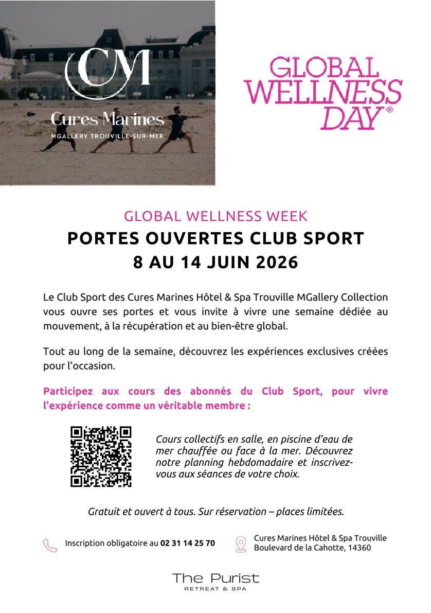 Global Wellness Week – Portes Ouvertes du Club Sport des Cures Marines — visuel événement