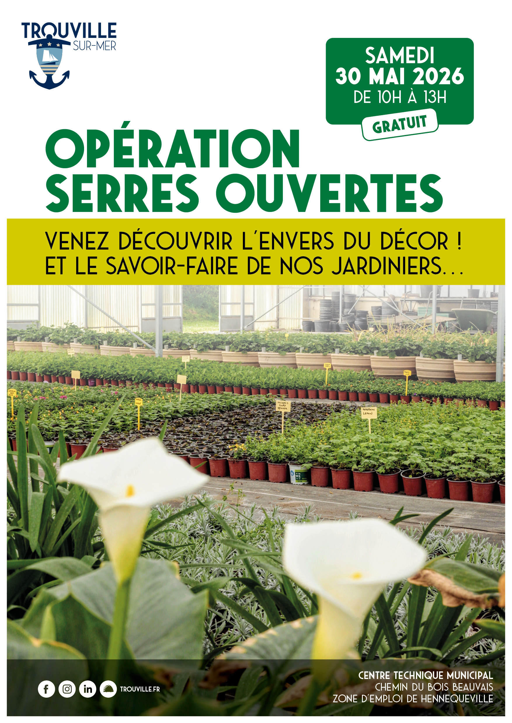 Opération Serres Ouvertes à Trouville-sur-Mer