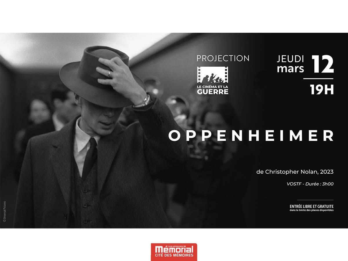 Le cinéma et la guerre : Oppenheimer au Mémorial de Caen