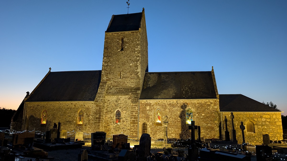 Eglise Saint Malo et Fontaine Saint-Clair, Saint-Malo-de-la-Lande