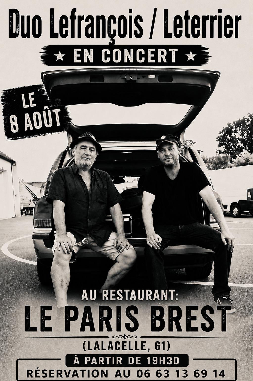 Concert - Duo Lefrançois / Leterrier