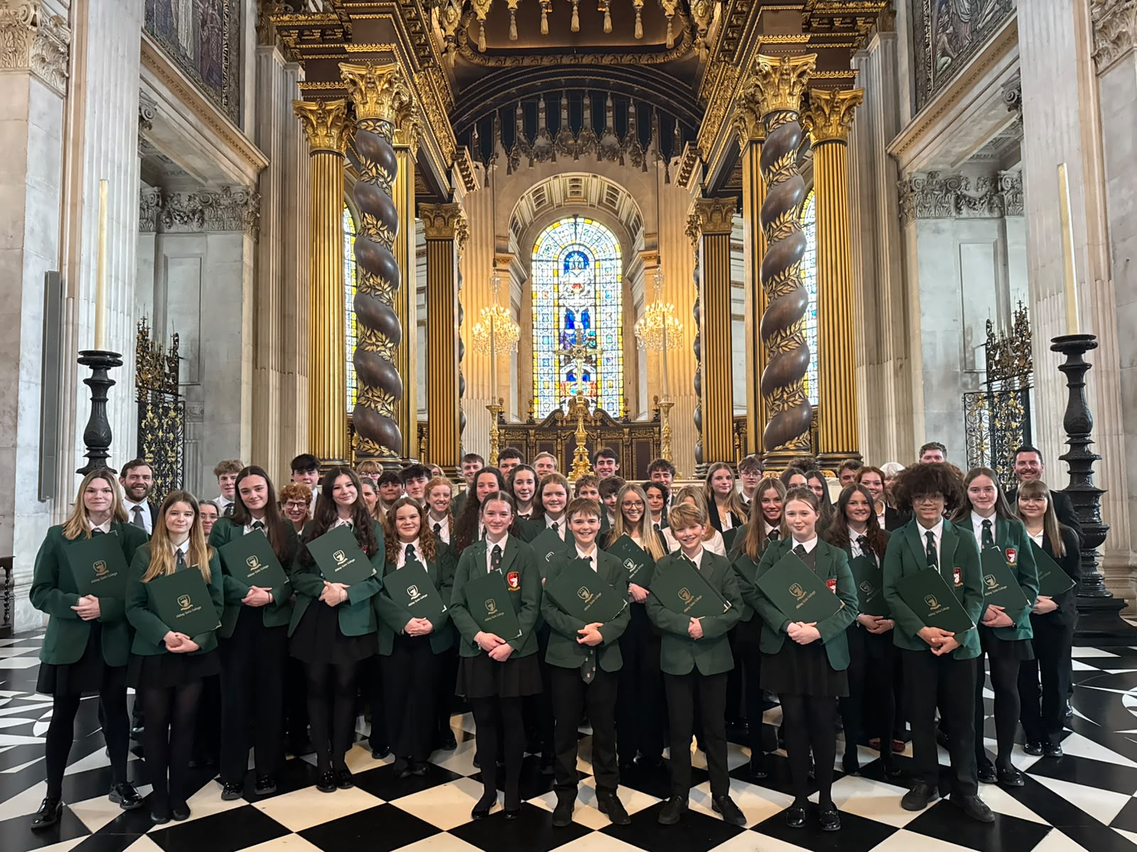 Le Choeur de l'Abbey Gate College (Royaume-Uni) en concert