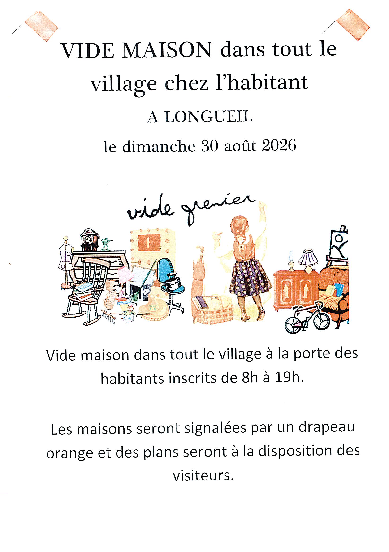 Vide maison chez l'habitant