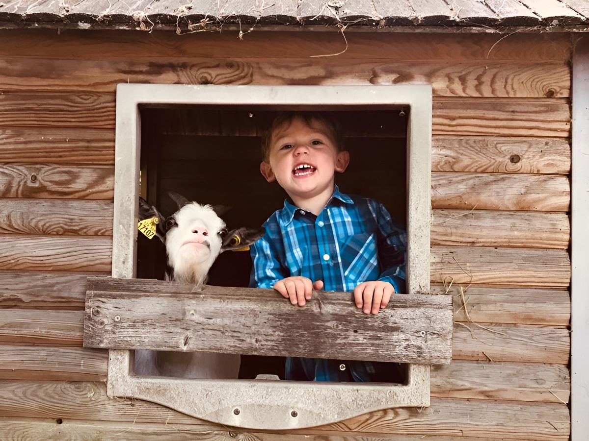 Visite de la ferme du domaine de Ouézy