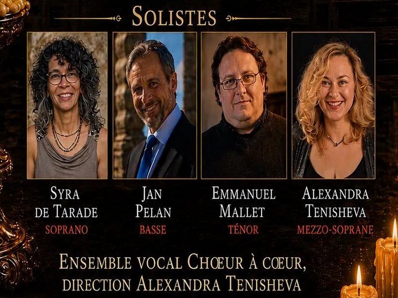 Concert aux chandelles en l'église Saint Aubin - Auquainville