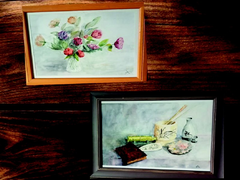 Exposition d'aquarelles de l'association "La Vache qui Lit" de Familly au Village Fromager - Livarot