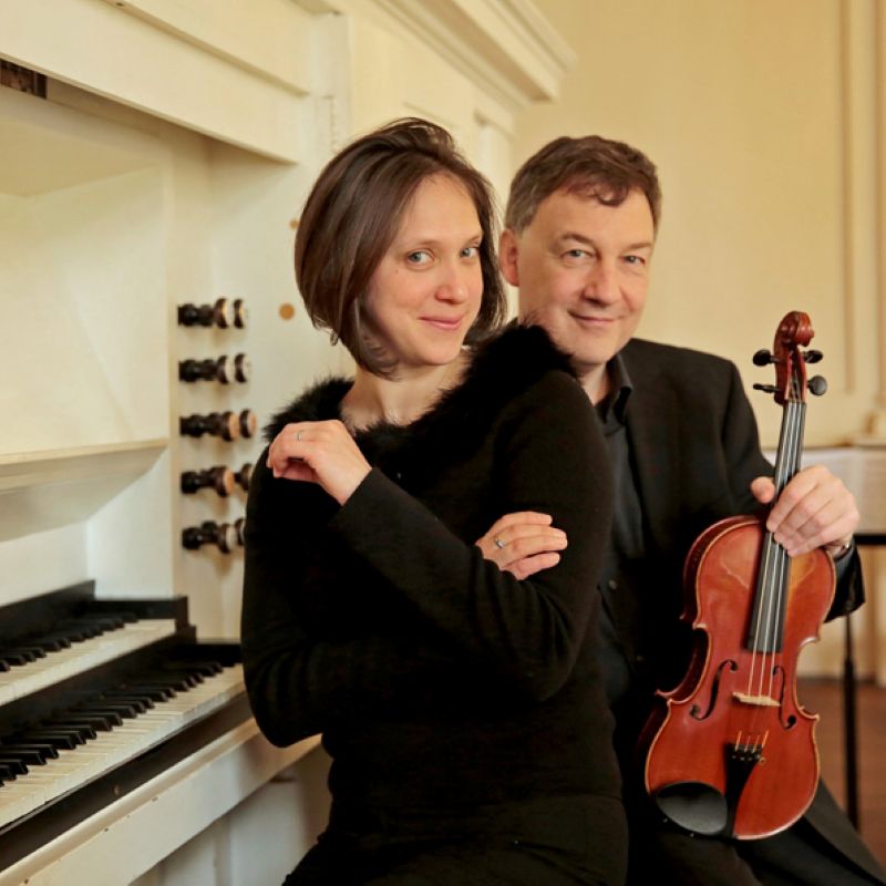 Concert de Frédéric d'Ursel, violon et Cindy Castillo, orgue — visuel événement