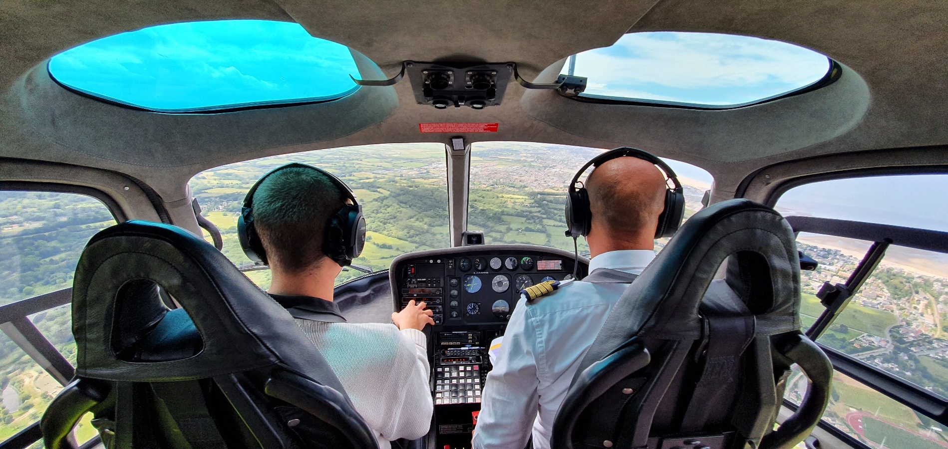 Vol en hélicoptère au départ d'Englesqueville la Percée, Englesqueville-la-Percée - photo 2