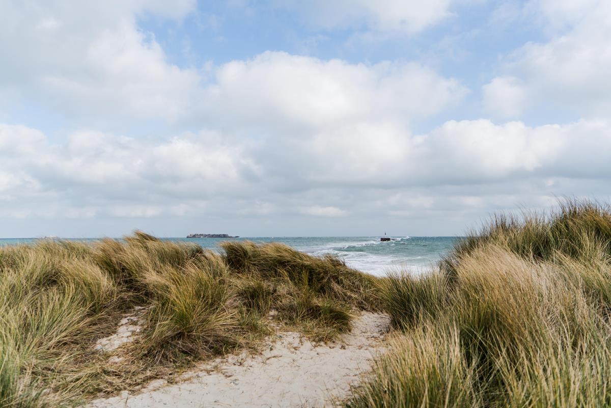 Plage de Collignon à Tourlaville