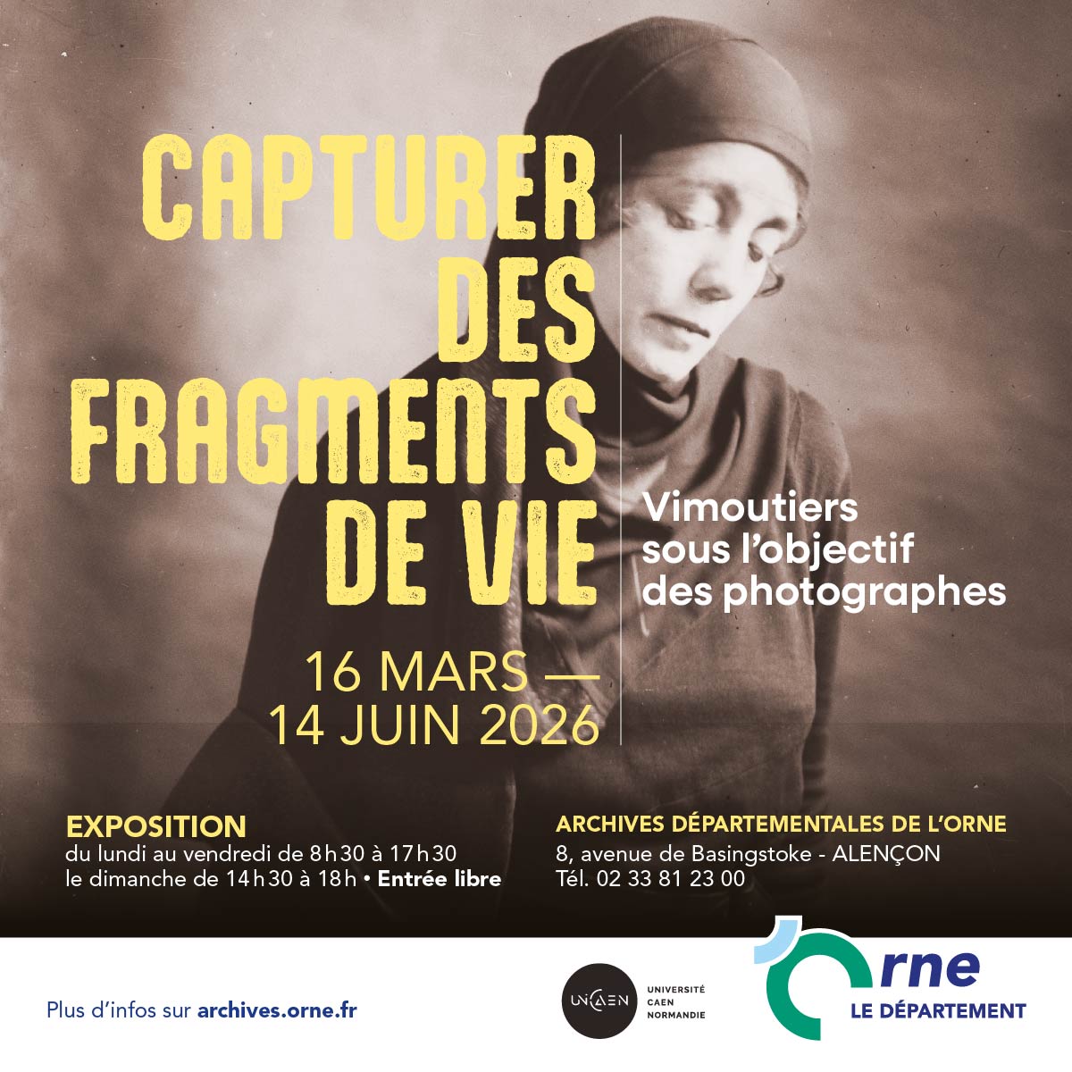 Exposition : Capturer des fragments de vie, Vimoutiers sous l’objectif des photographes (Visite commentée)