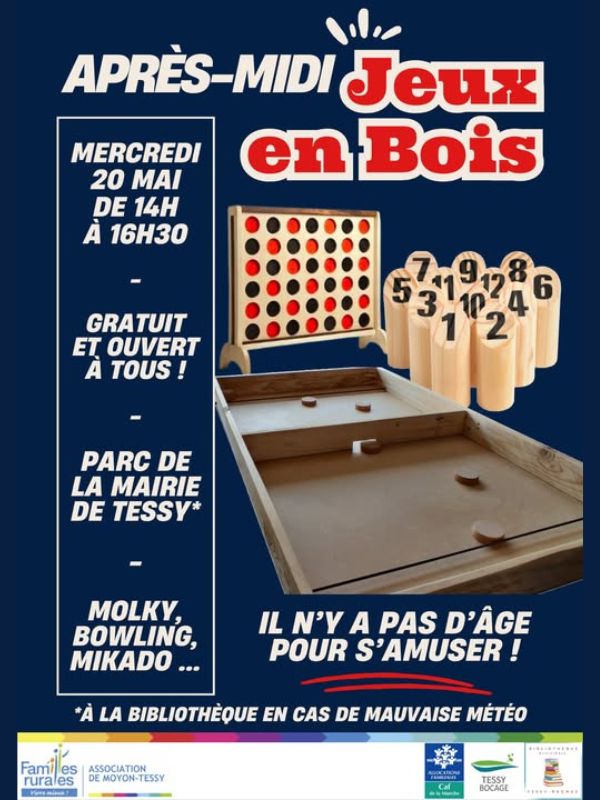 Après-midi jeux en bois — visuel événement
