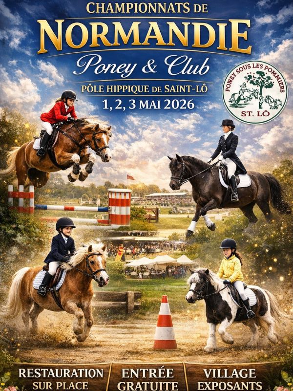 Championnats de Normandie > Poney sous les pommiers — visuel événement