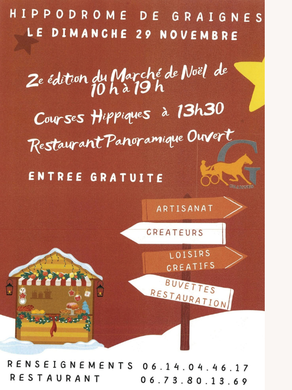2e édition du marché de Noël et courses hippiques