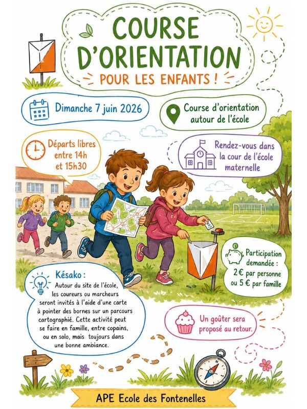 Courses d'orientation - pour enfants (et parents)