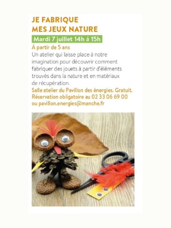 Je fabrique mes jeux nature