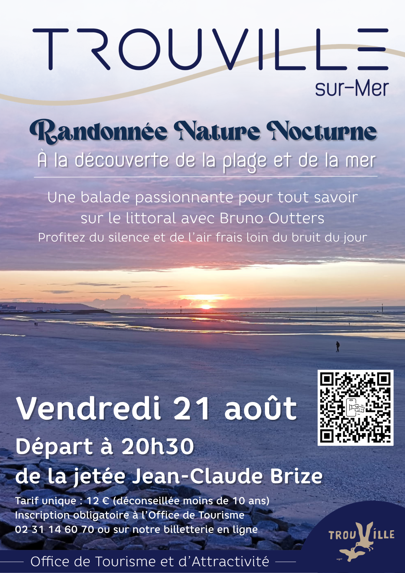 Randonnée nature nocturne — À la découverte de la plage et de la mer