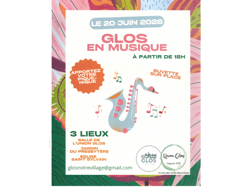 Glos en musique