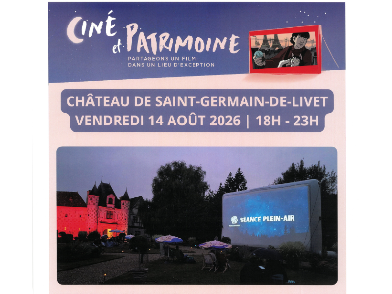 Ciné et Patrimoine : "Avril et le monde truqué" à Saint-Germain-de-Livet