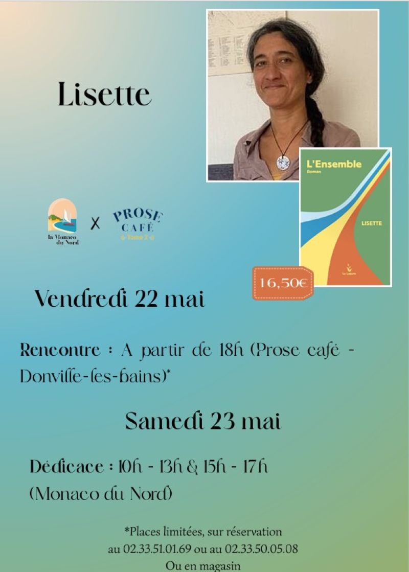 Rencontre Littéraire Lisette — visuel événement