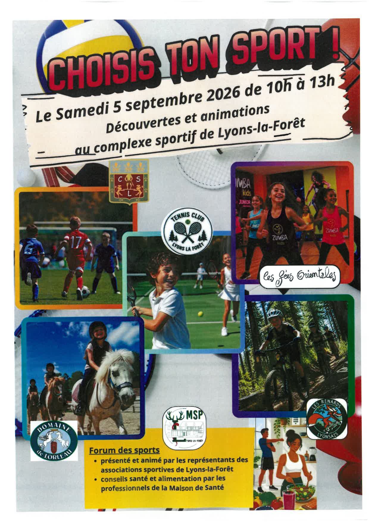 Choisis ton sport ! - Forum des sports