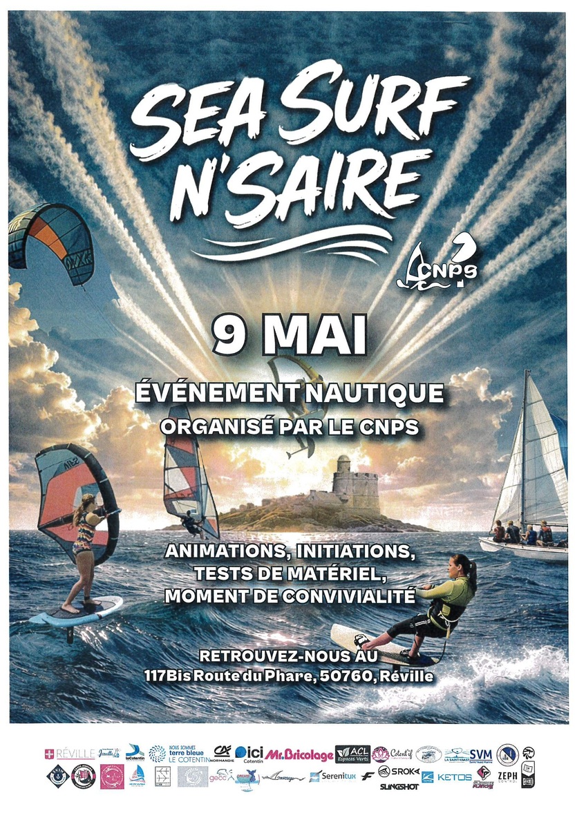Sea Surf n'Saire — visuel événement