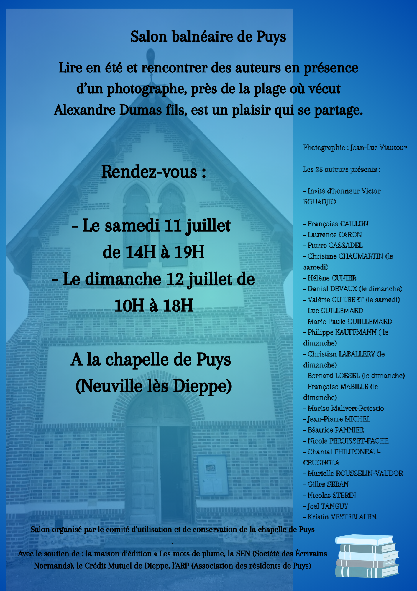 [Salon du livre] A la Chapelle de Puys