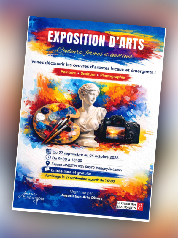 Exposition d'arts "Couleurs, formes et émotions"