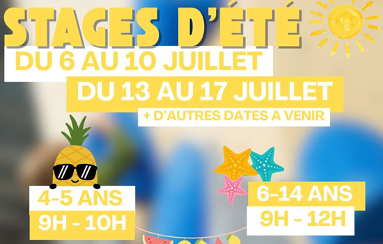 Stage : Escalade - Vacances d'Été