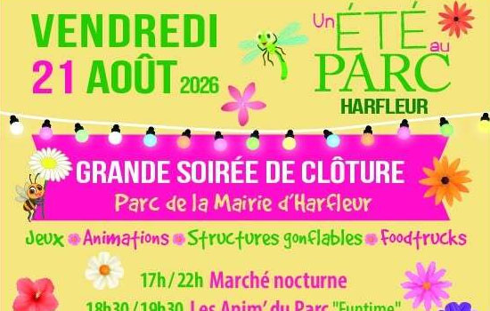 Soirée de clôture d'Un Été Au Parc