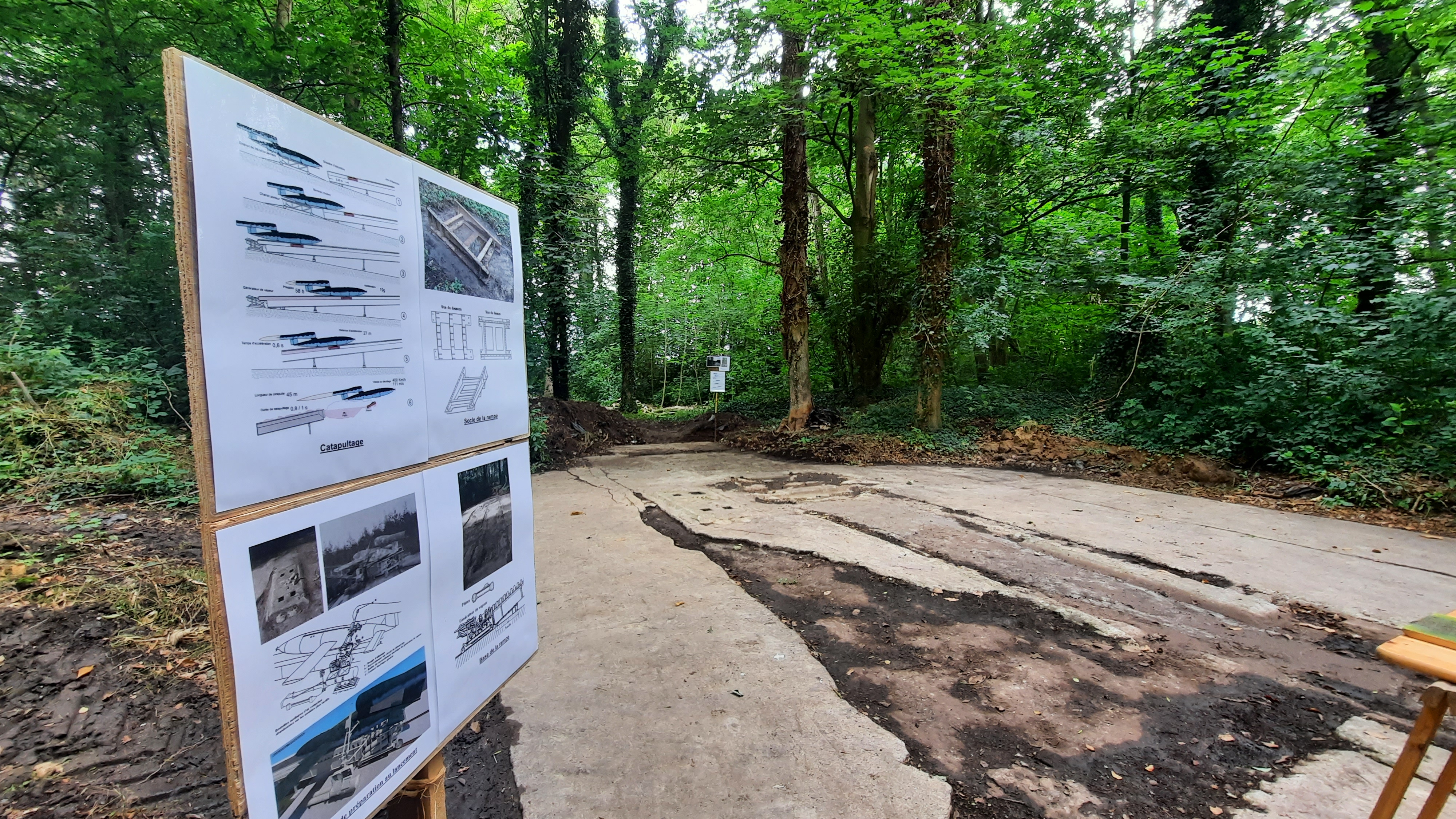 Visites du site V1 de Bertreville-Saint-Ouen