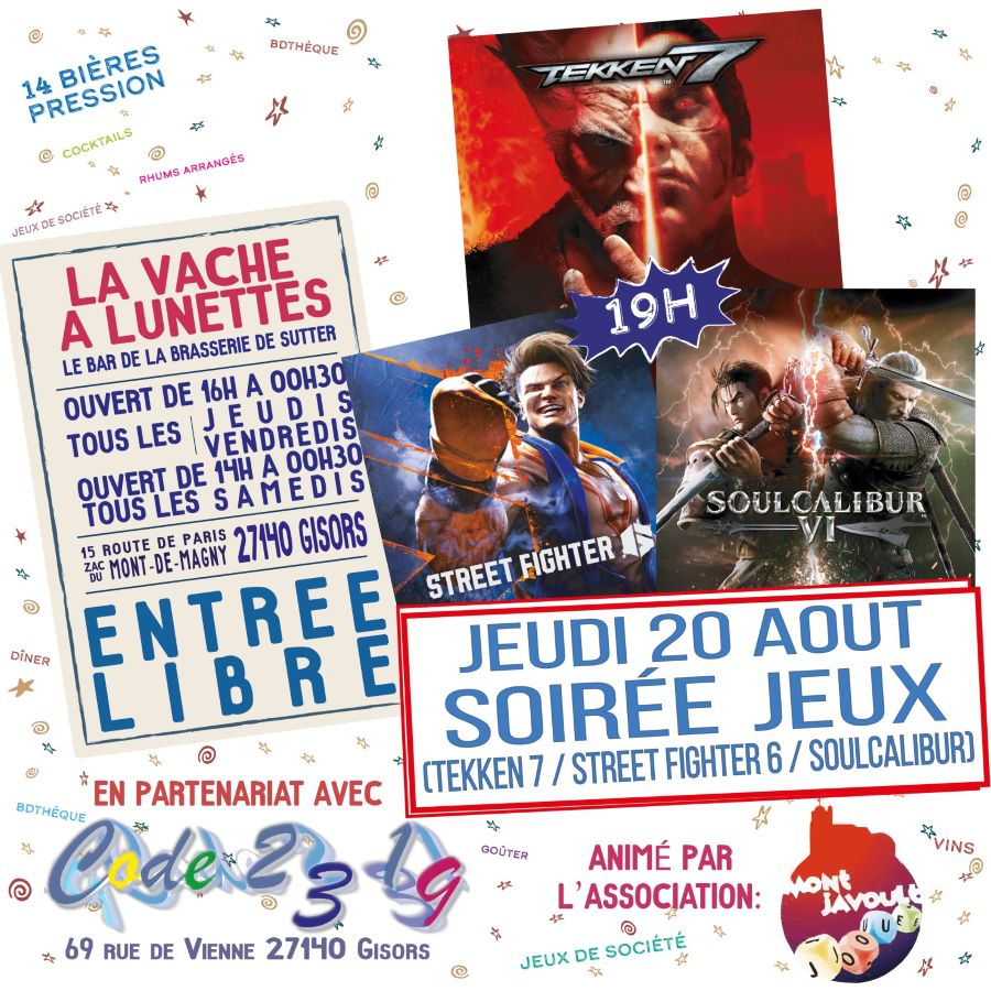 Soirée jeux vidéo fight