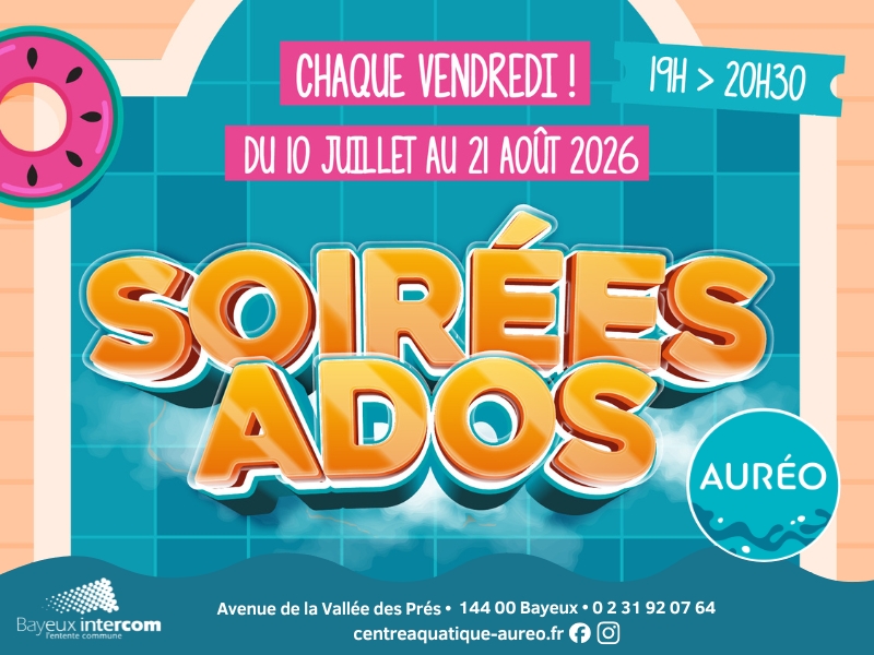 Soirée ados à Auréo — visuel événement