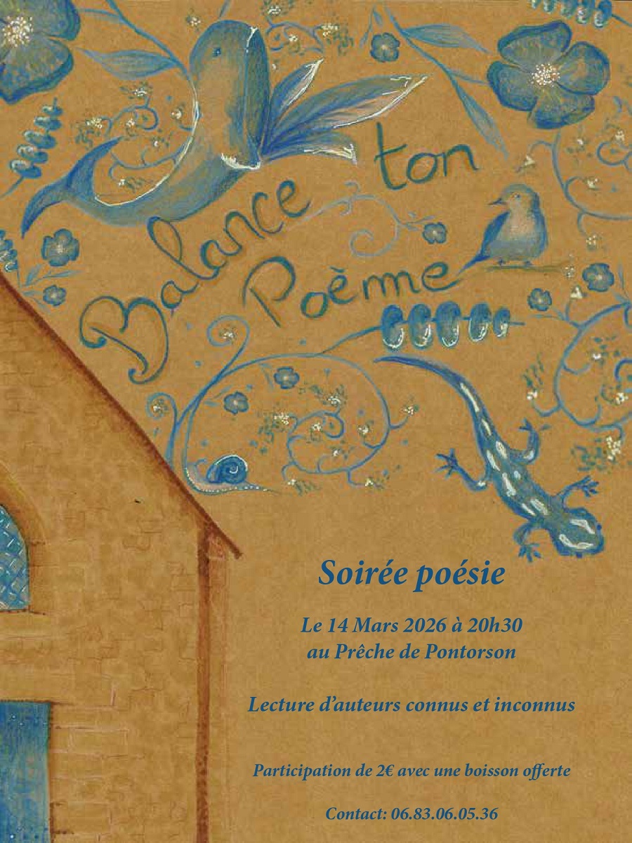 Soirée poésie "Balance ton poème"
