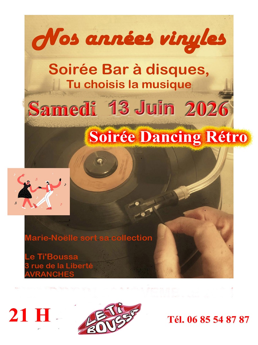 Soirée dancing rétro — visuel événement