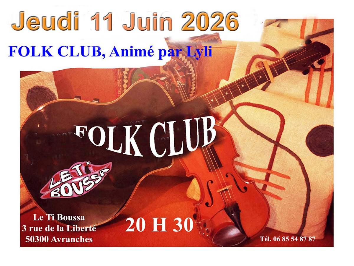 Soirée Folk club — visuel événement