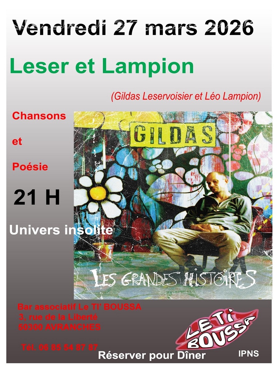 Soirée chansons et poésie "Leser et Lampion"