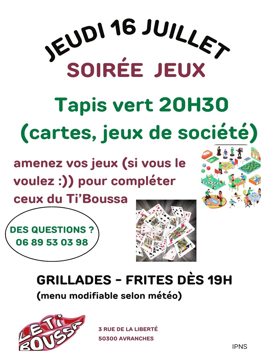 Soirée jeux