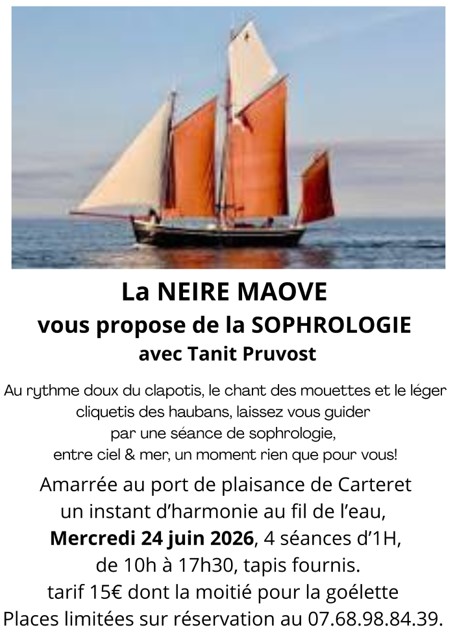 Sophrologie sur la goélette Neire Mâove