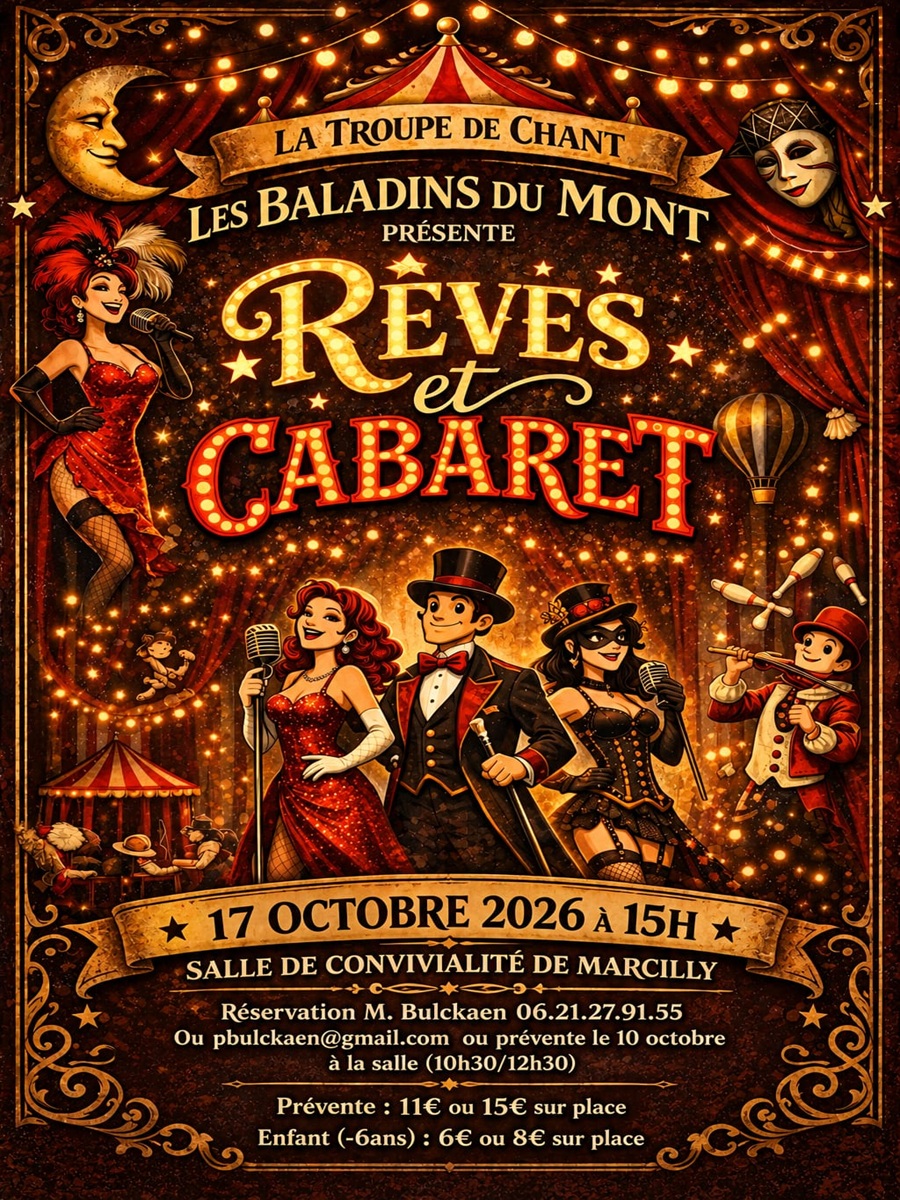 Spectacle "Rêves et cabaret"