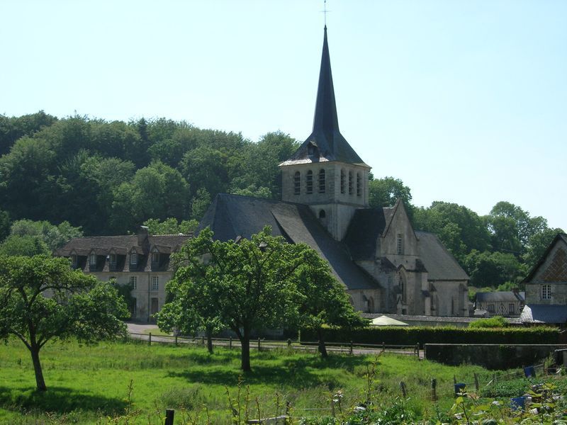 Visite de l'église et du lavoir de Saint-Hymer
