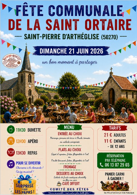 Fête communale Saint Ortaire — visuel événement