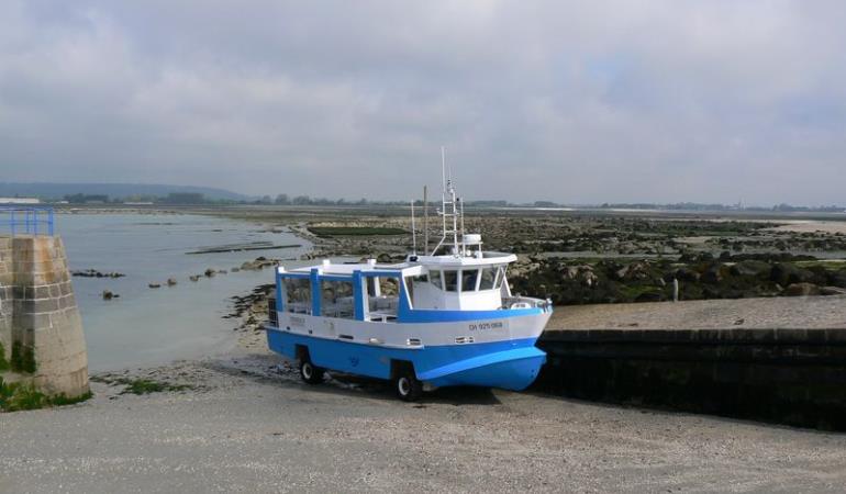 St Vaast_Ile Tatihou bateau amphibie©CG50 St Vaast_Ile Tatihou bateau amphibie©CG50