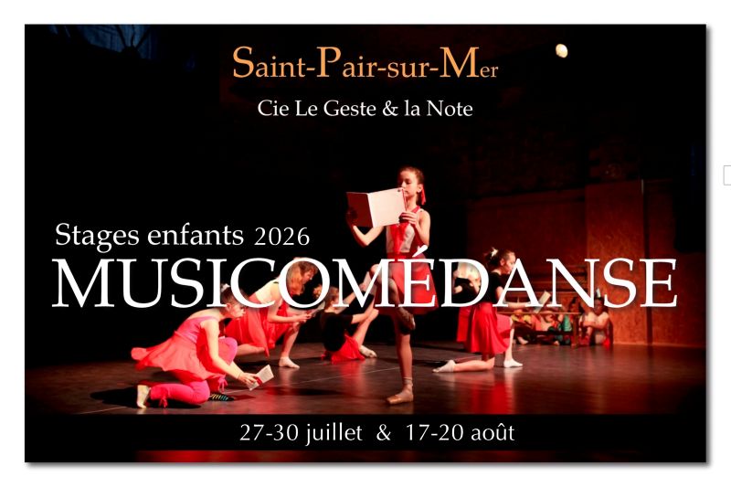 Stage Musicomédanse — visuel événement