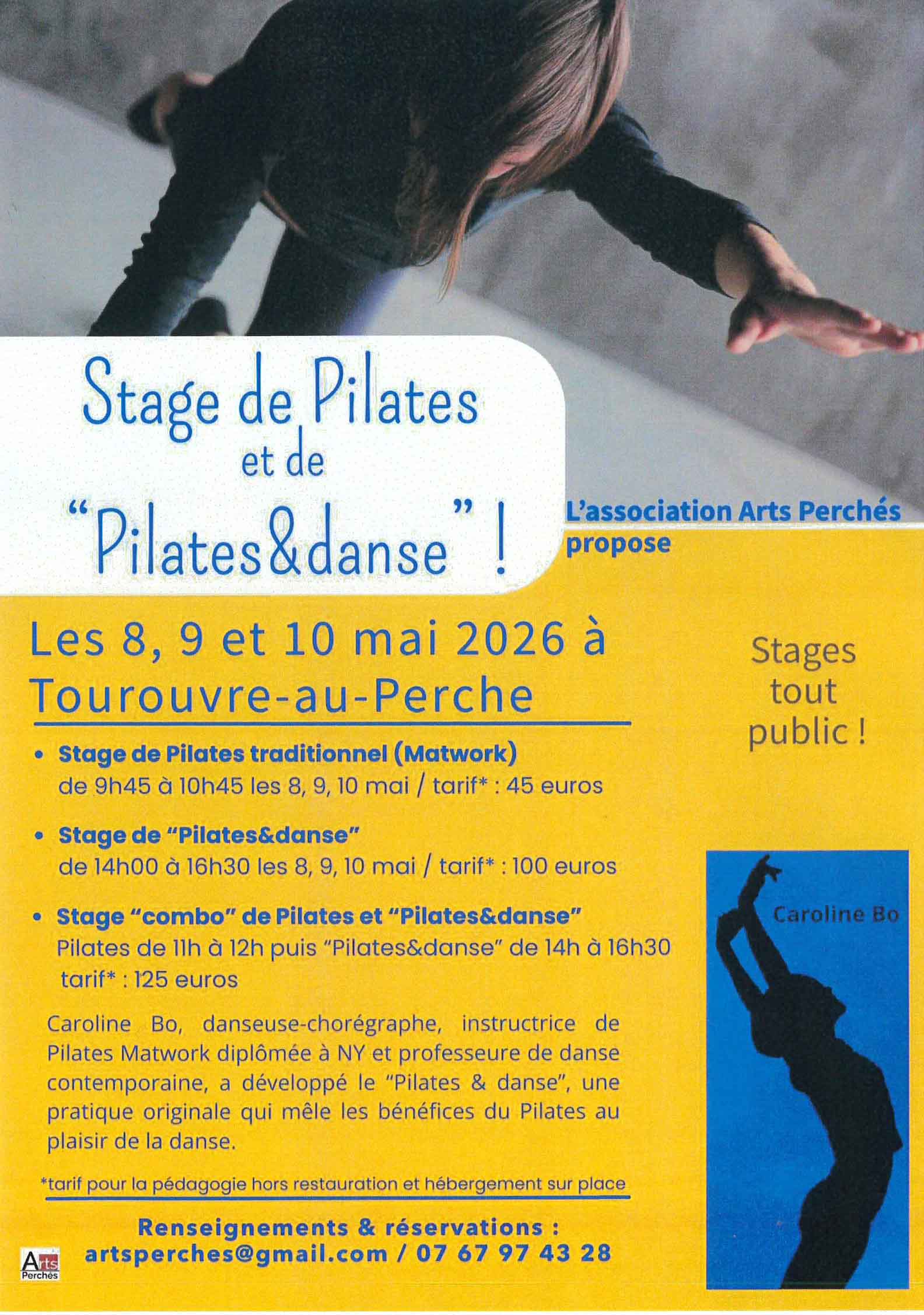 Stage de pilates et de pilates et danse
